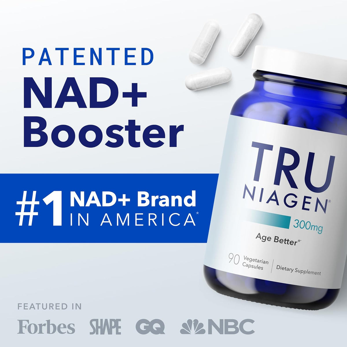 Tru Niagen® 300mg 90Vegetarian Capsules